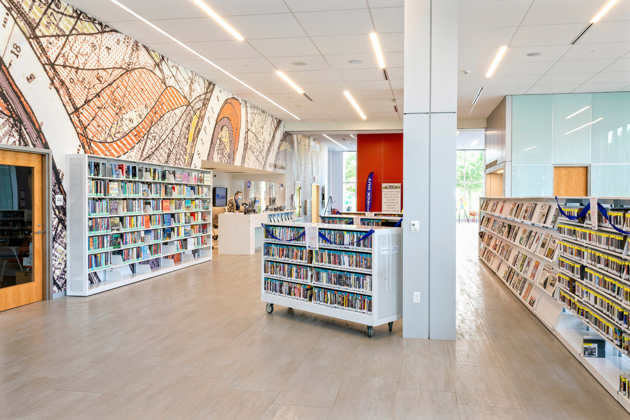 River Center Branch Library AOS Interior Environments