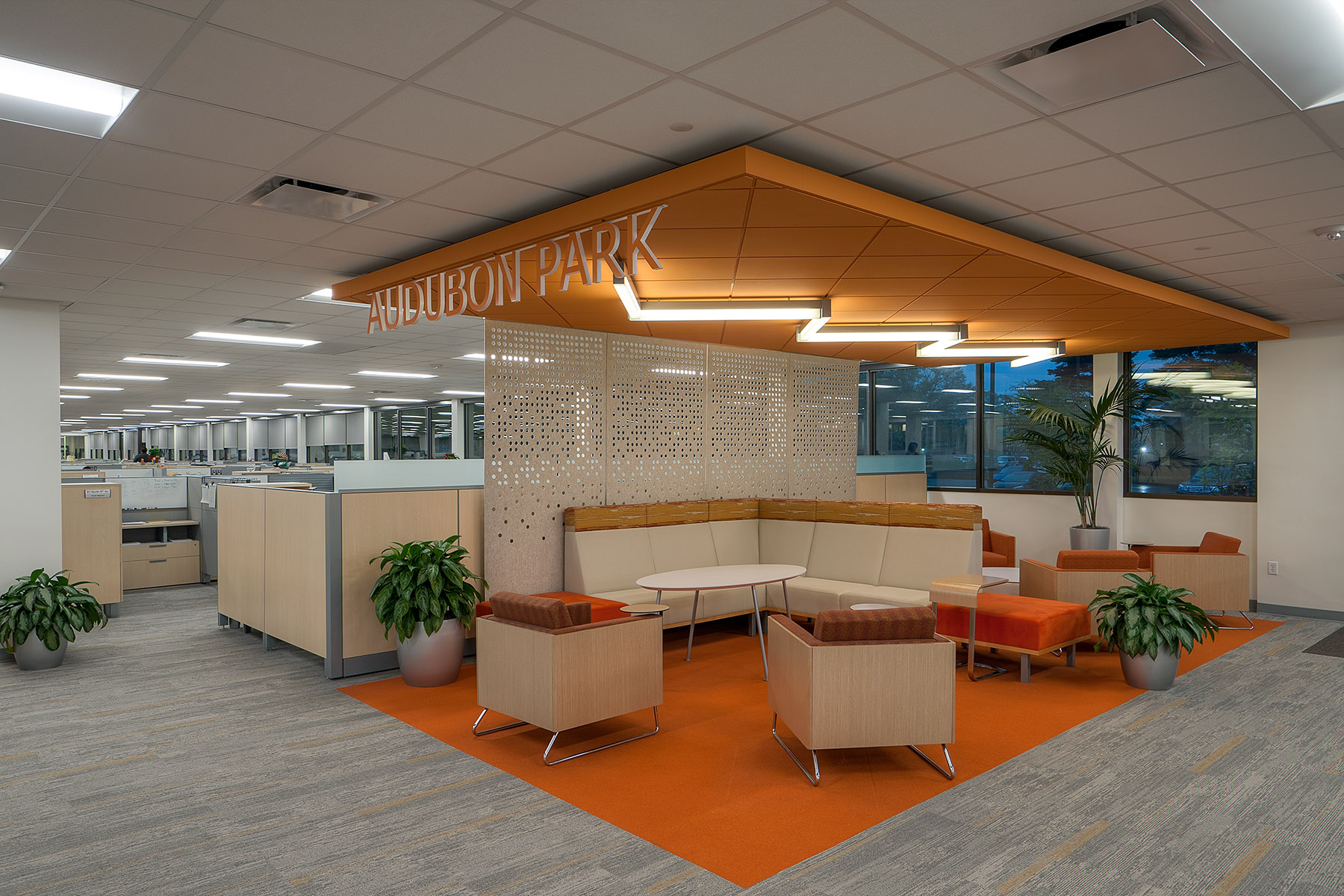 Collaborative area at Amedisys