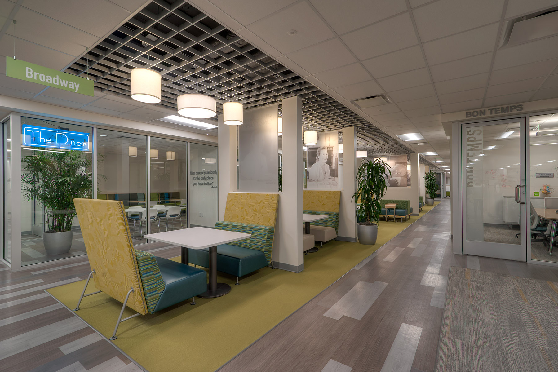 Ancillary breakout furniture at Amedisys
